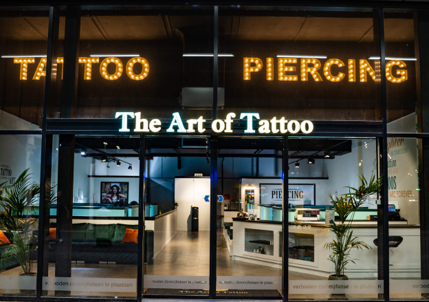 Interieur van The Art of Tattoo studio